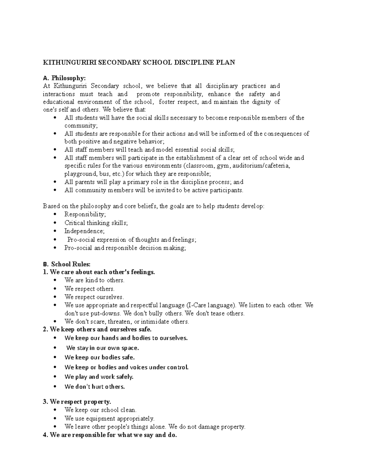 sample-school-discipline-plan-kithunguriri-secondary-school