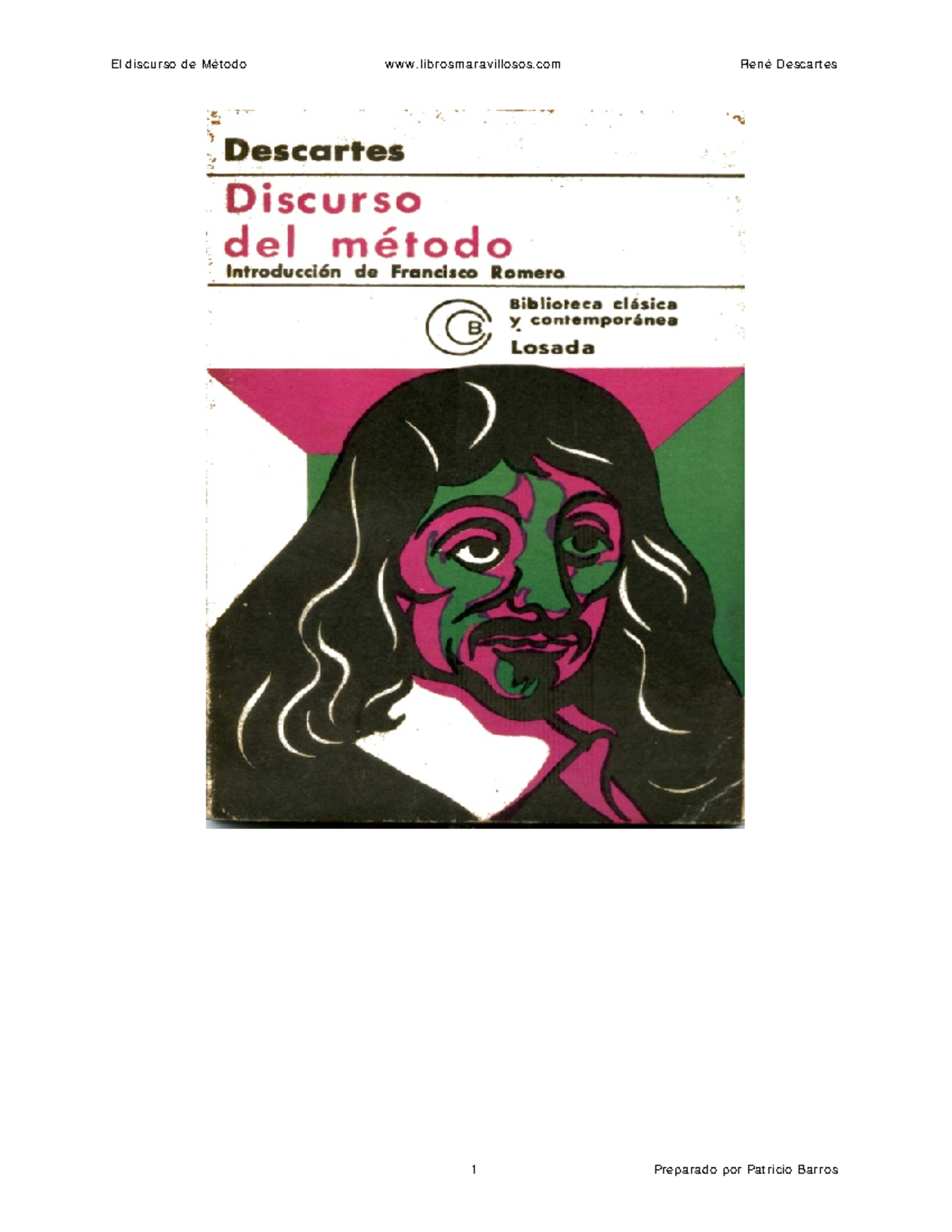 El Discurso De Metodo Rene Descartes Introducción Discurso Del