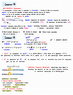 Biology 202 exam 3 - lecture notes for the third exam - Why regulate ...