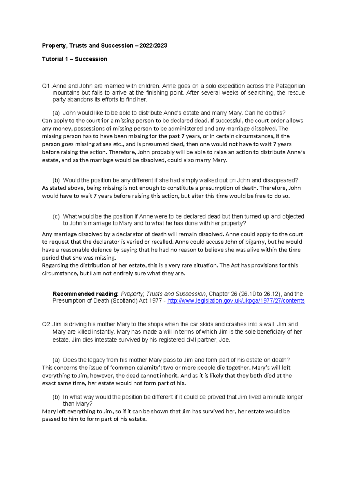 PTS first tutorial work - Property, Trusts and Succession – 2022 ...