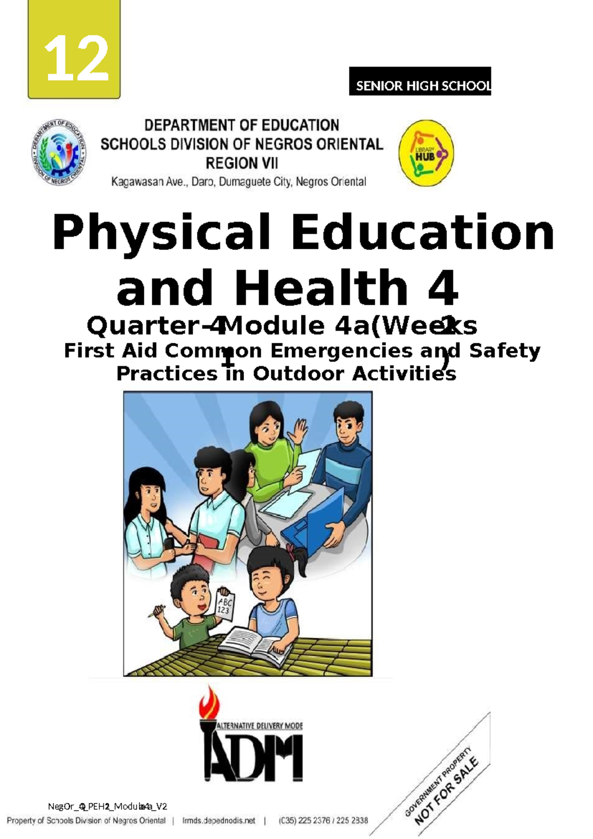 PE AND Health 12 Q4 Module 4a - ####### i 12 SENIOR HIGH SCHOOL ...