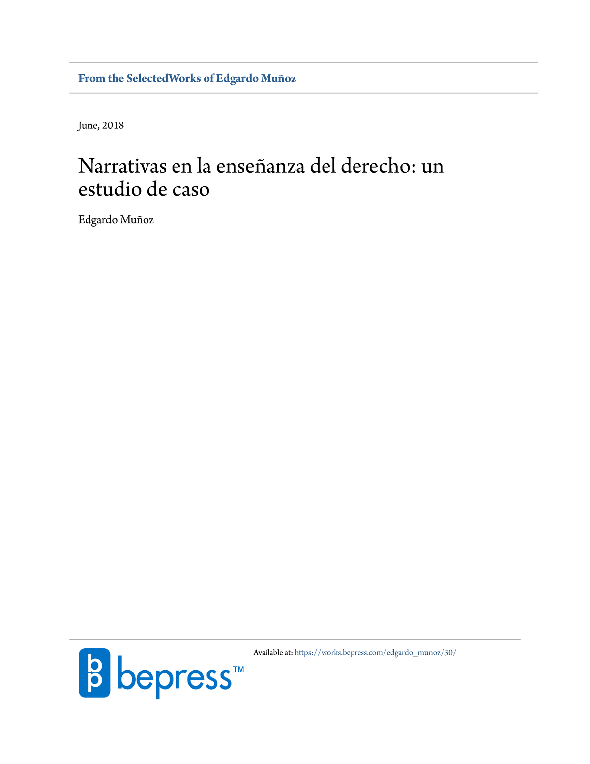 Munoz Narrativas En La Ensenanza Del Derecho Revista De Lengua Y Derecho Stamped From The