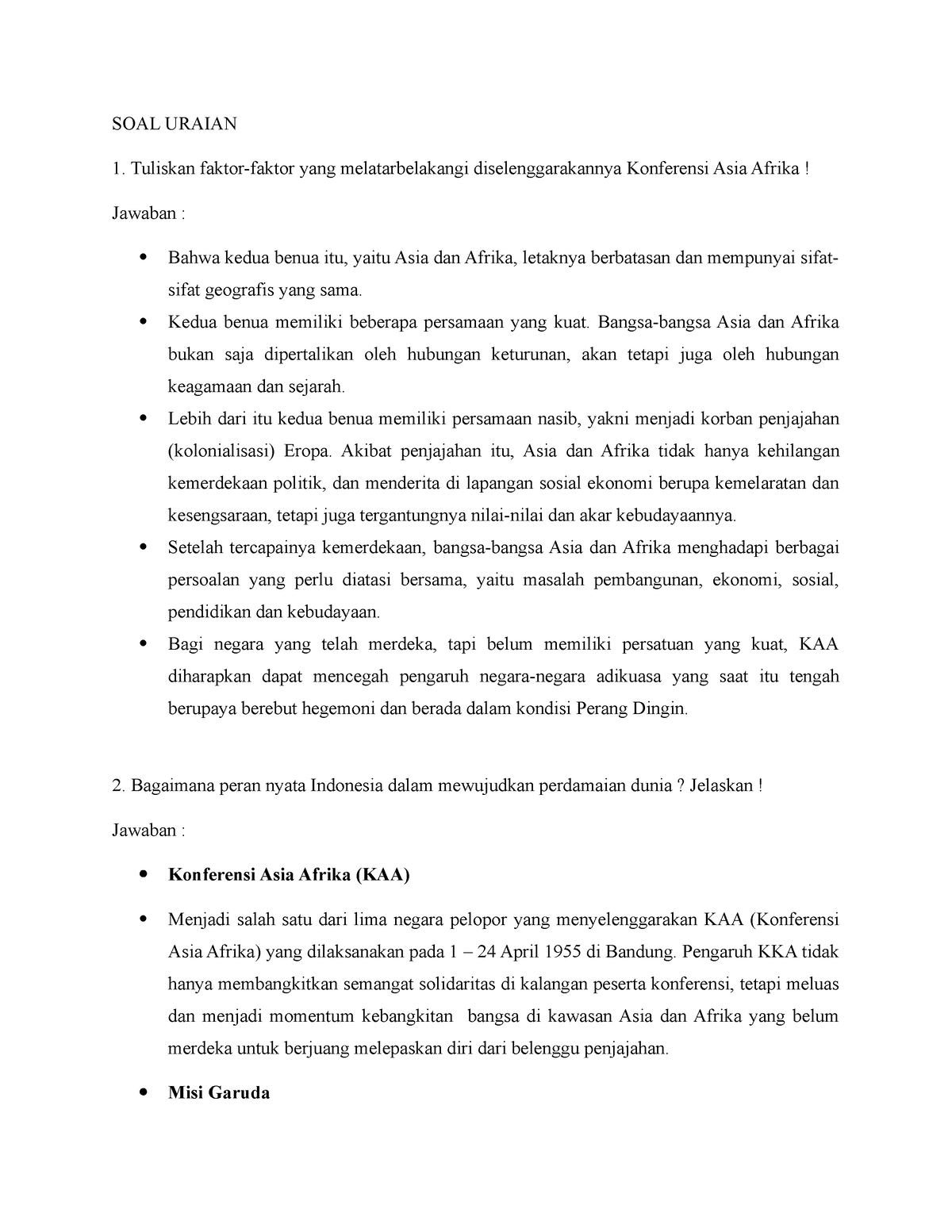 SOAL Uraian - Answer Exam - SOAL URAIAN Tuliskan Faktor-faktor Yang ...