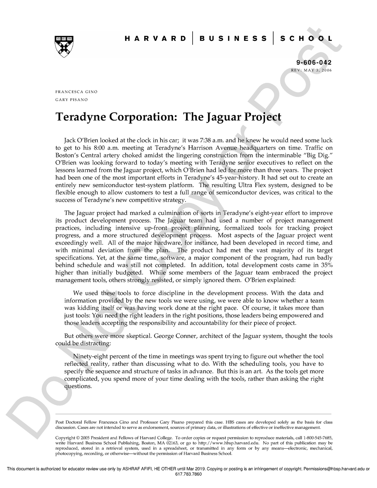 jaguar project case study