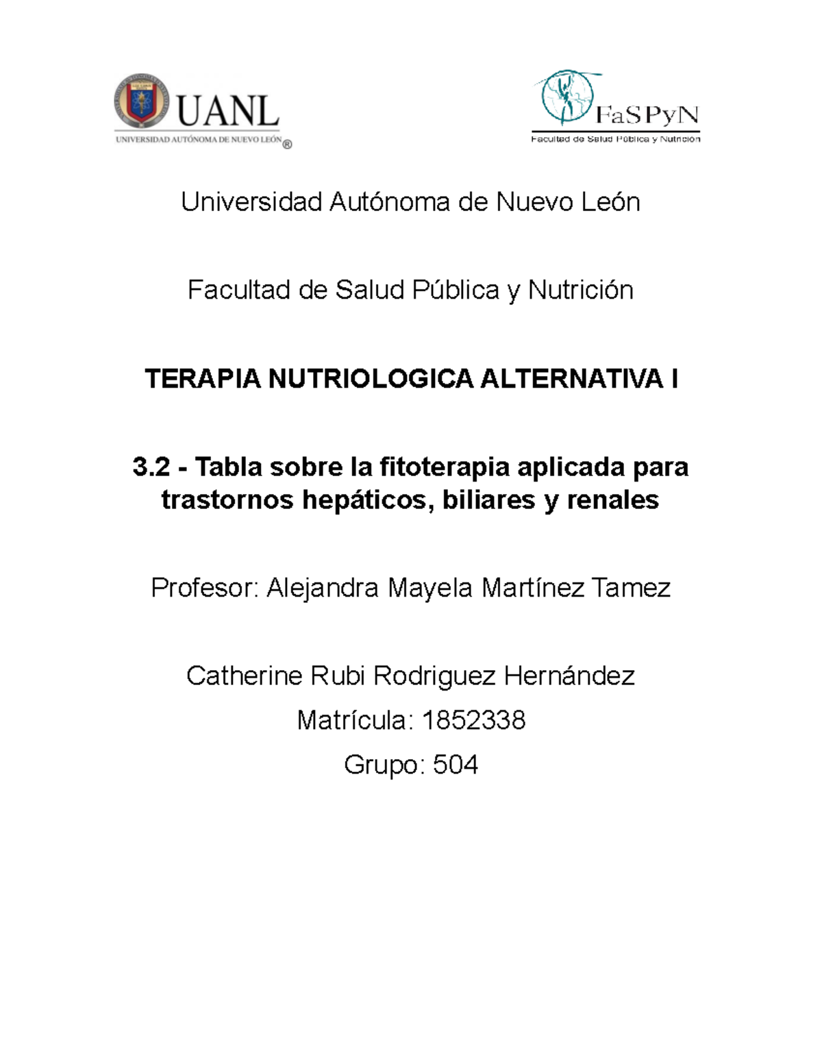 Ev43 Rodriguez Hernandez Universidad Autónoma De Nuevo León Facultad De Salud Pública Y 3956