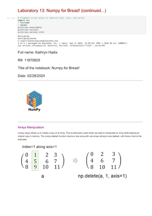 ENGR1330-Assignment 3 - Week 3 Assignment Full Name: Kathryn Hadix R ...