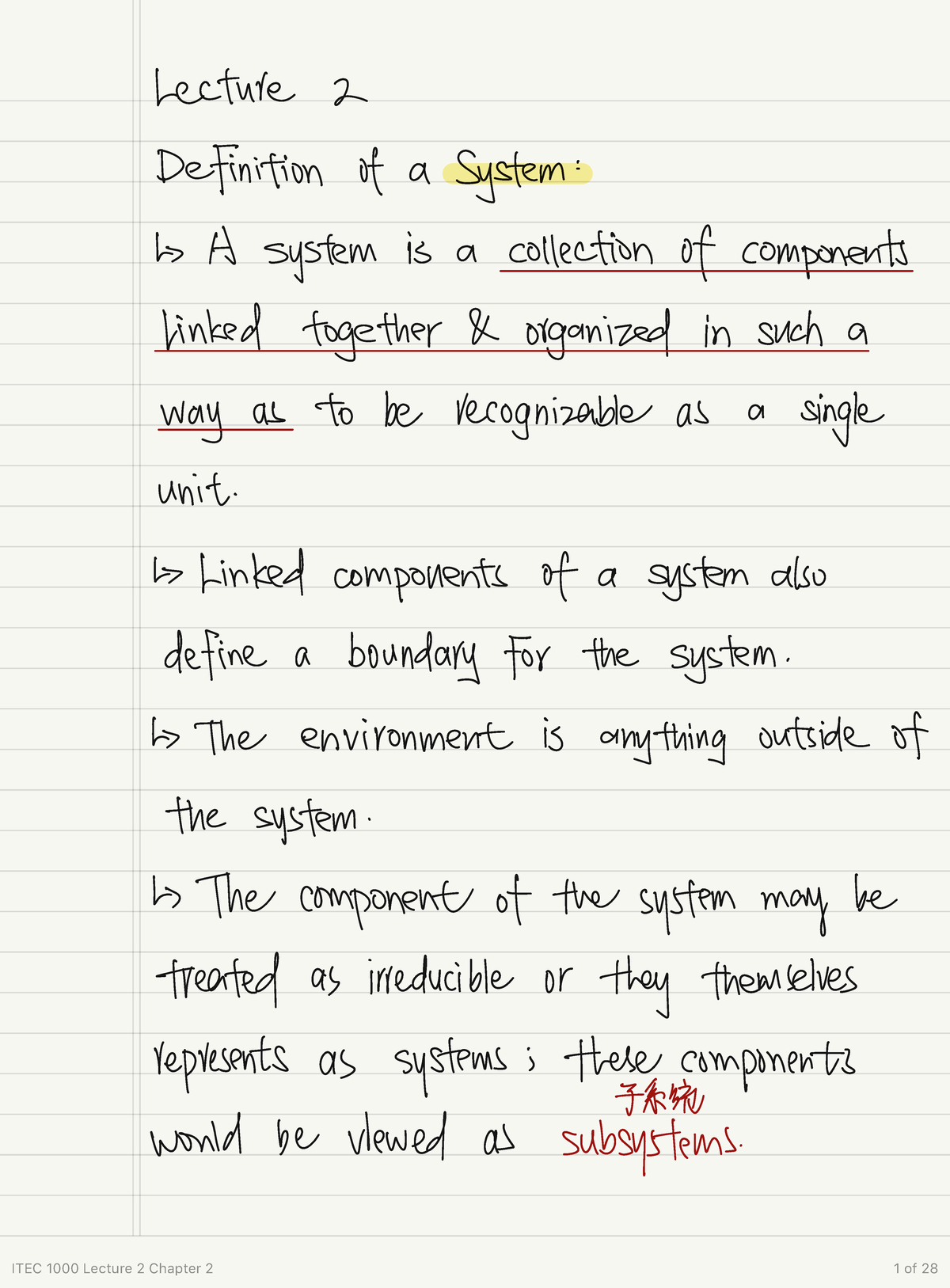 ITEC 1000 Lecture 2 Chapter 2 - Itec1000 - Studocu