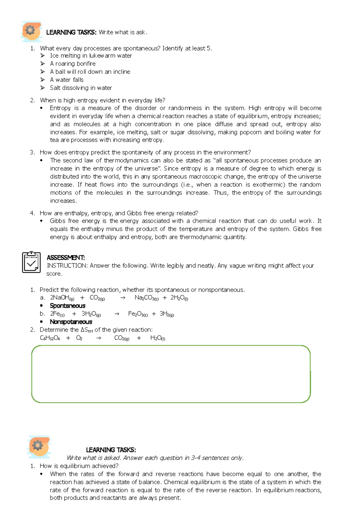 Gchem 2 4TH QRT Module - LEARNING TASKS: Write what is ask. What every ...