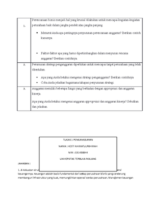 Tugas 1 - Tuton Manajemen 1 - TUGAS 1 MANAJEMEN NAMA : MUHAMMAD TRI ...