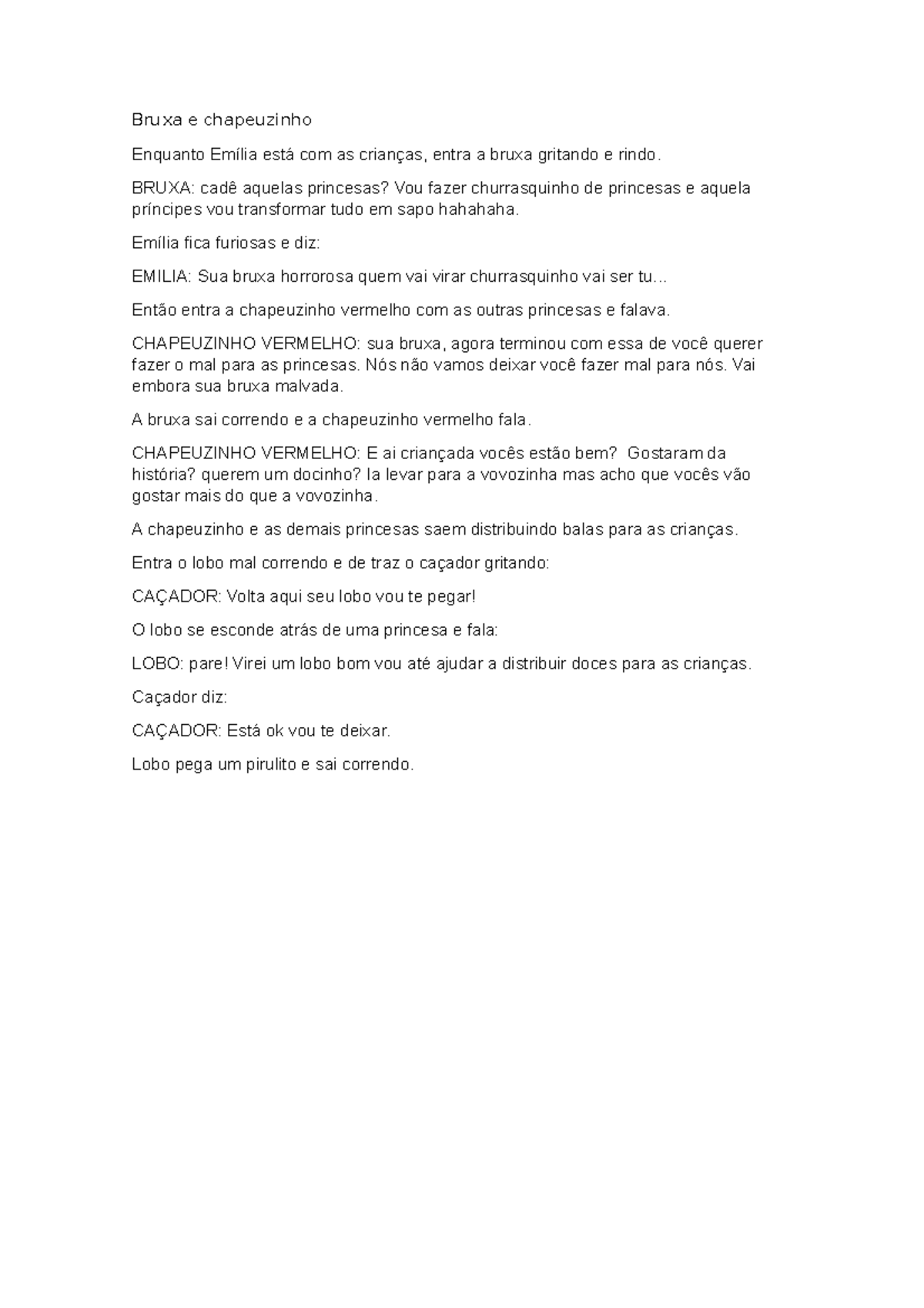 Textos Para Teatro Curtos - FDPLEARN
