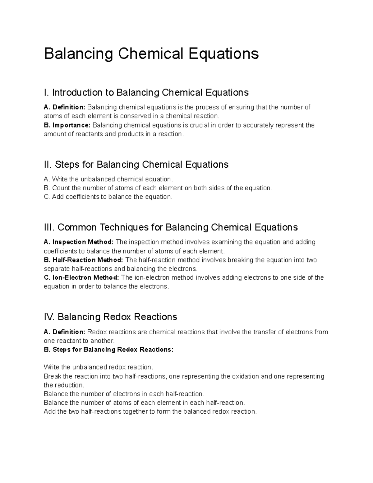 general-chemistry-i-chm-1010-lecture-15-balancing-chemical