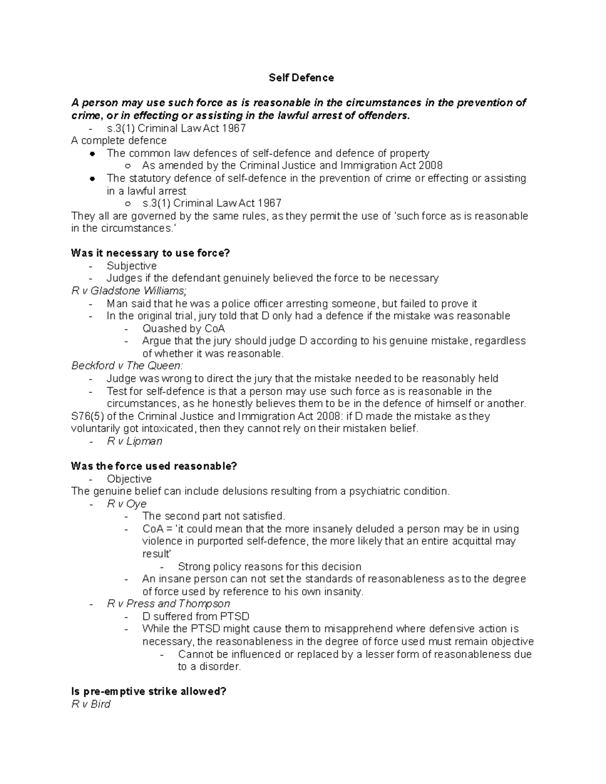 self-defence-s-1-criminal-law-act-1967-a-complete-defence-the-common