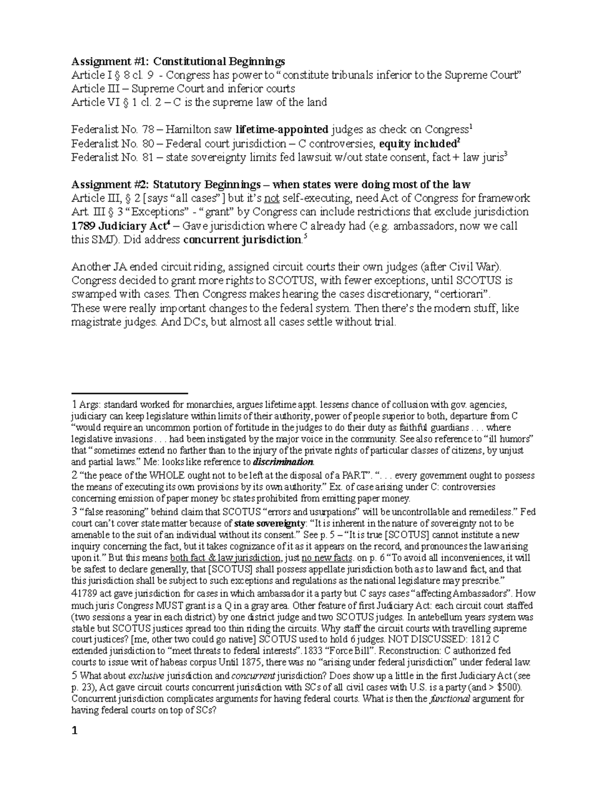 outline the structure of federal courts identifying the jurisdiction of each