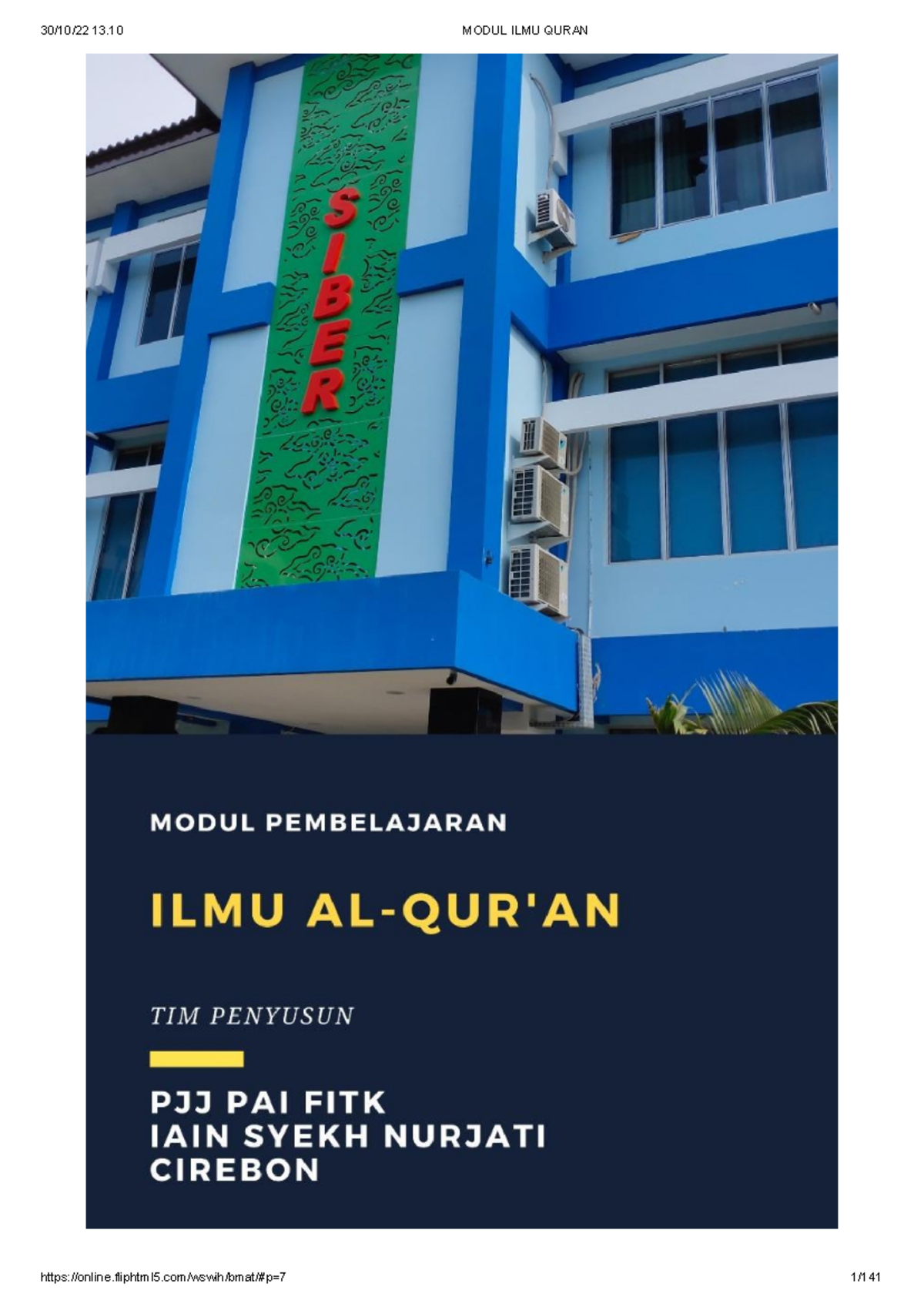 Modul ILMU Quran - Filsafat Agama - IAIN Syekh Nurjati Cirebon - Studocu