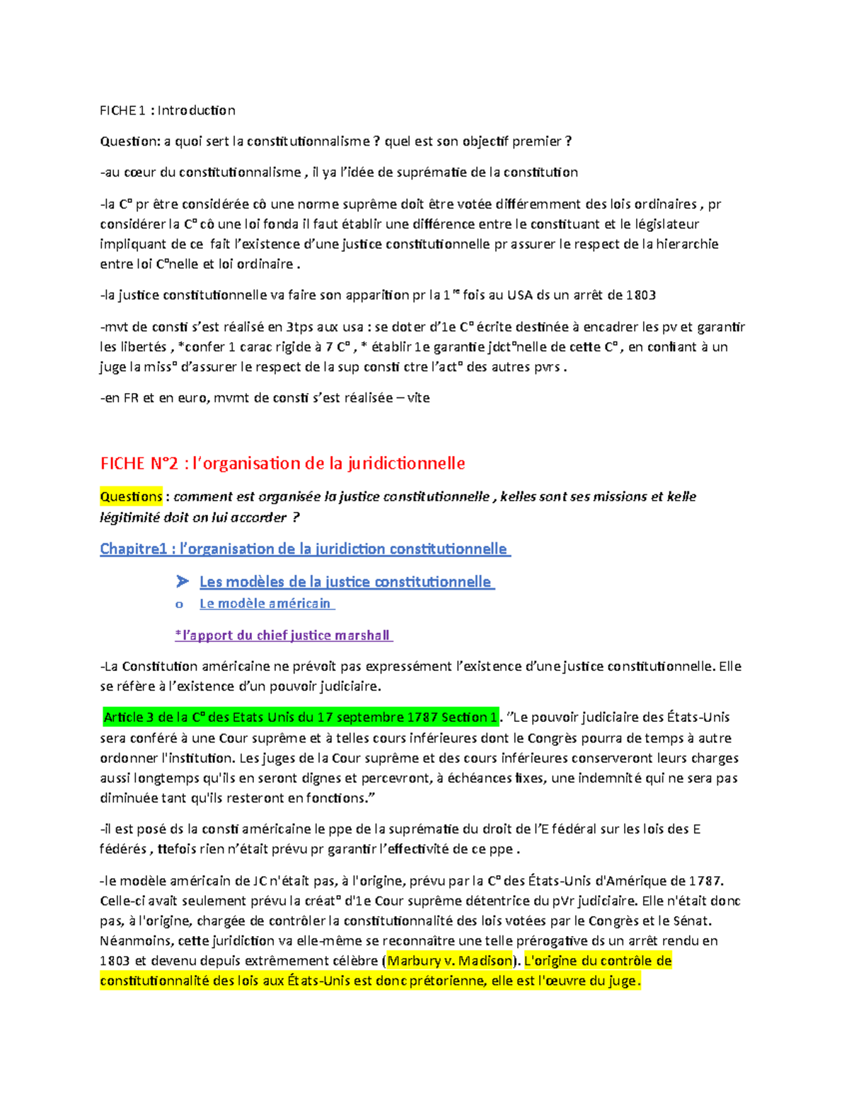 Fiche Révision Philo La Justice Et Le Droit