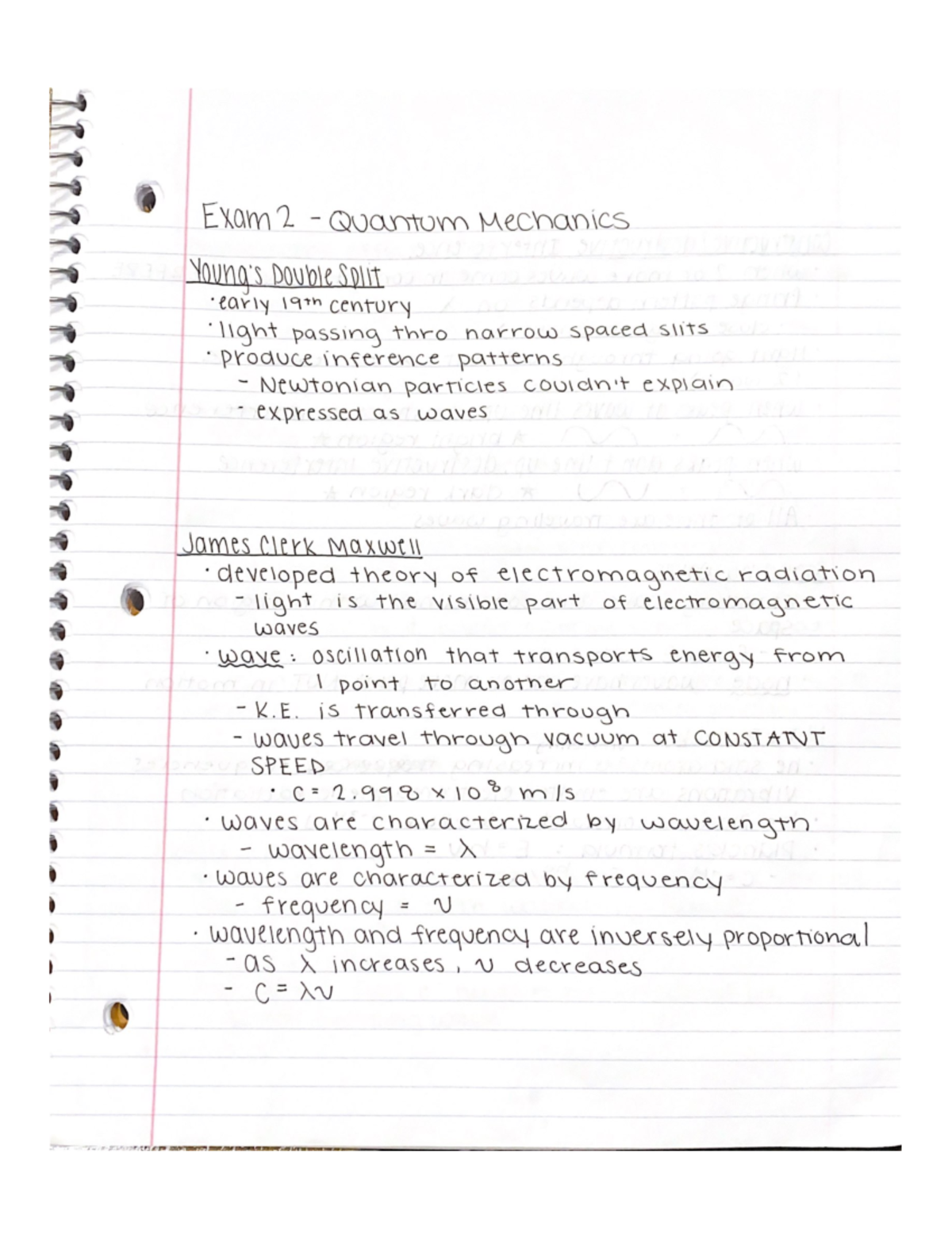 Quantum Notes In Student Words - CHEM 0110 - Pitt - Studocu