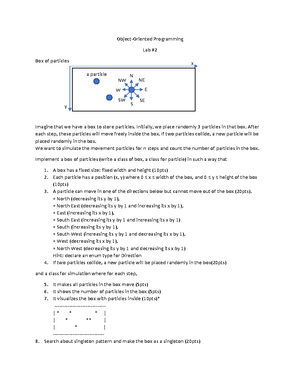 Lab1 Class ObjectLab - Object-Oriented Programming Lab session #1 ...