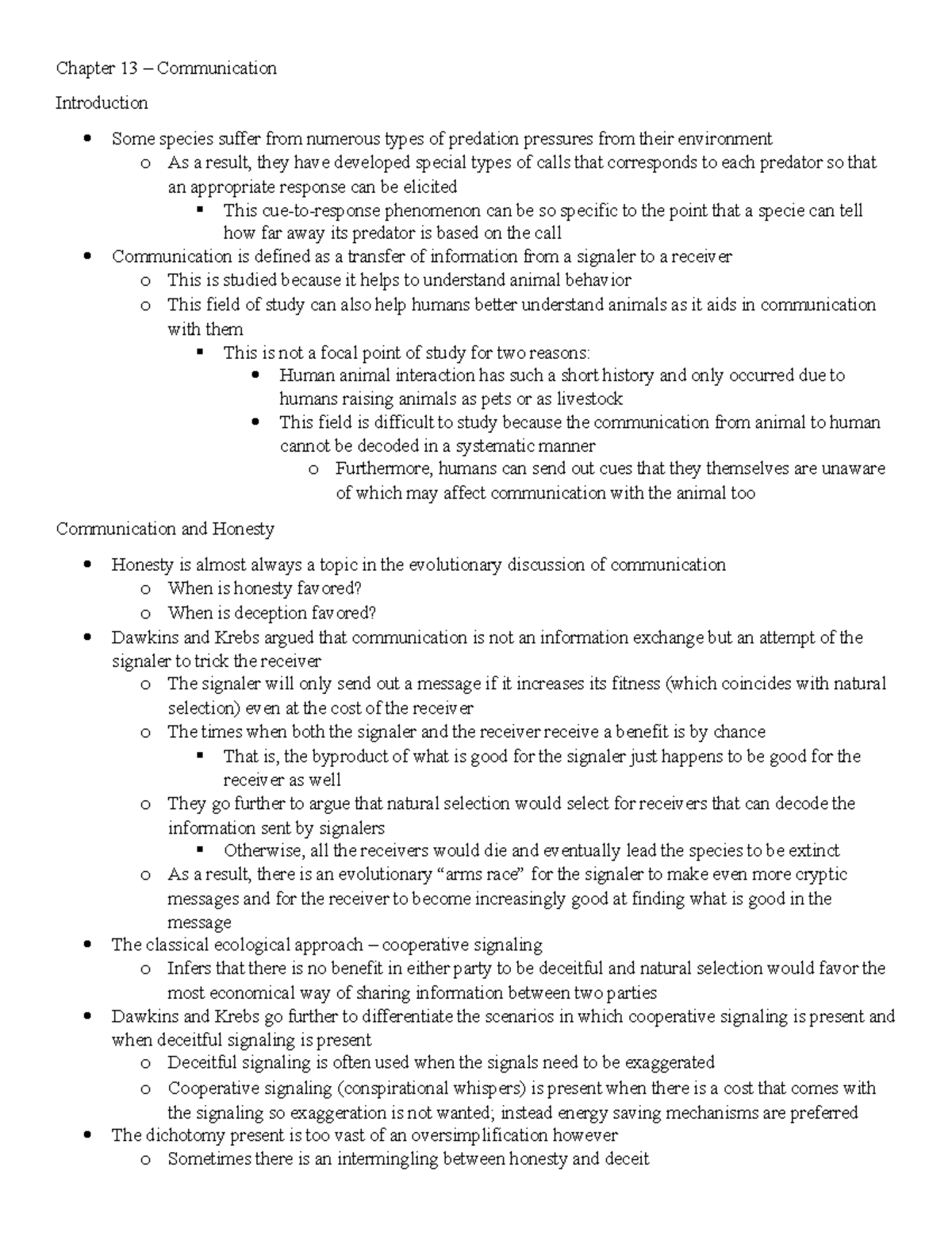 Chapter 13 - Communication - Chapter 13 – Communication Introduction ...