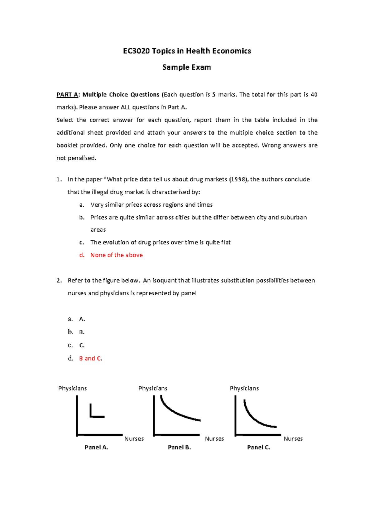 exam-january-2013-questions-and-answers-ec3020-topics-in-health