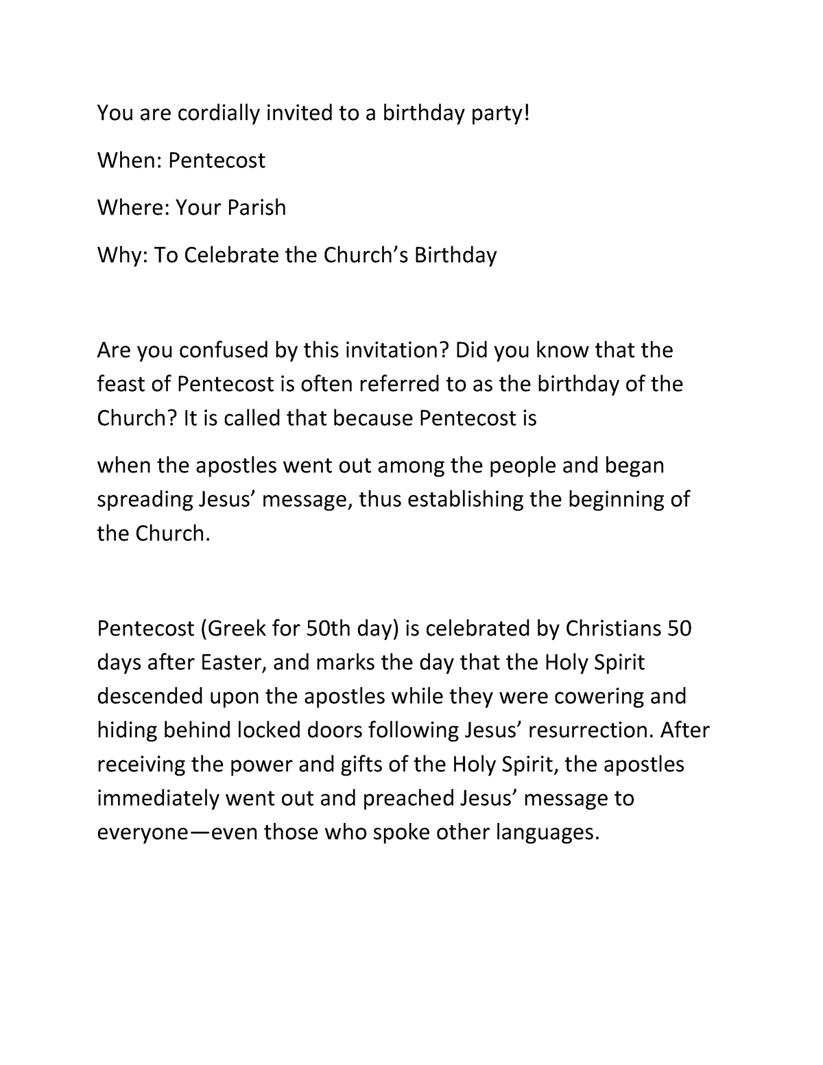 pentecost-a-birthday-party-you-are-cordially-invited-to-a-birthday