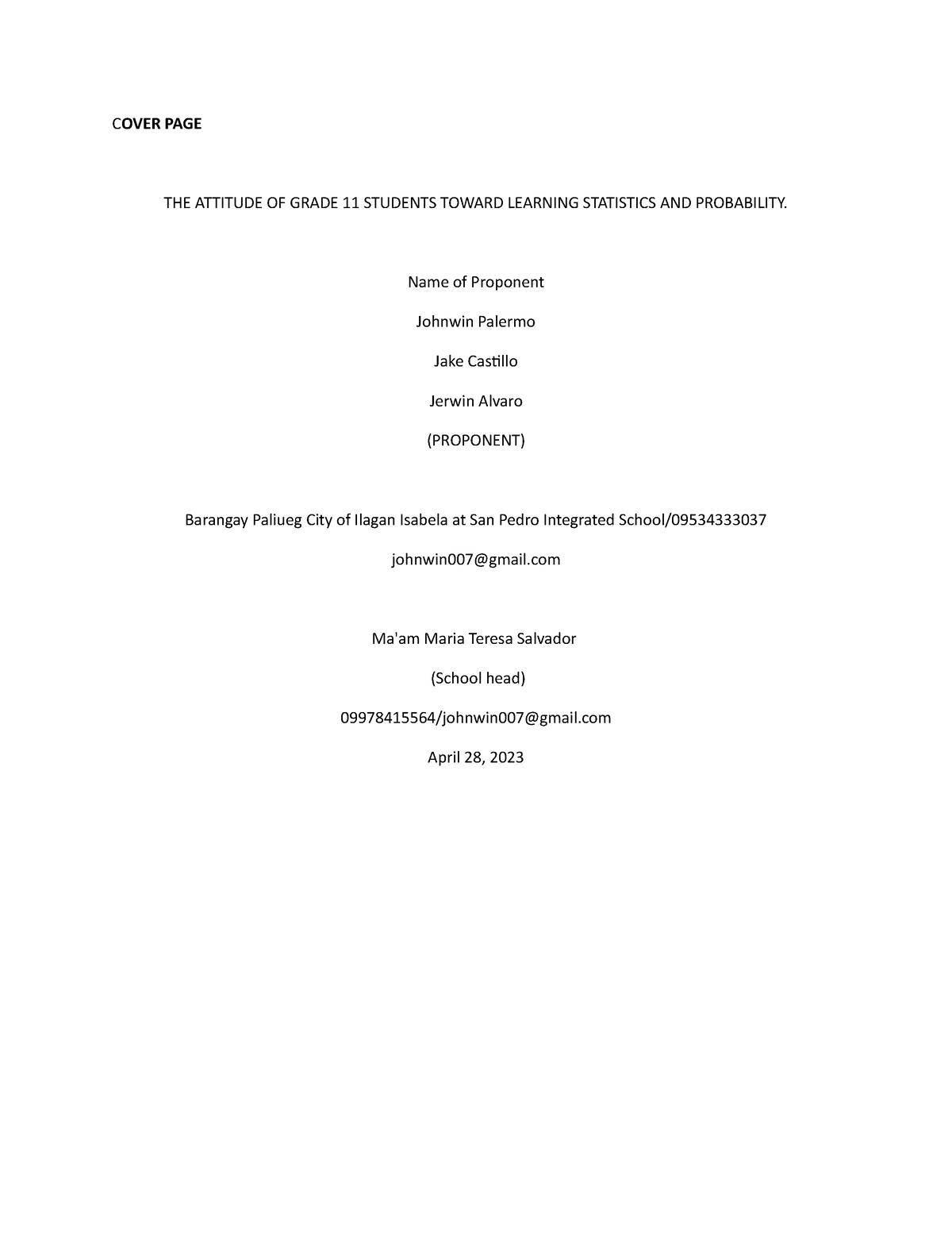 concept-paper-cover-page-the-attitude-of-grade-11-students-toward