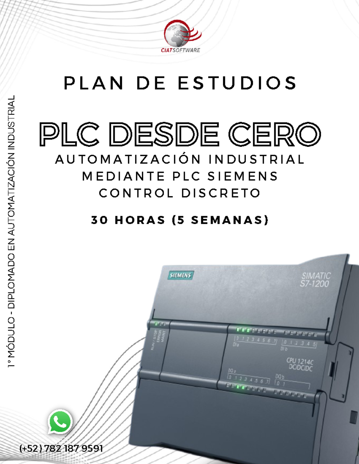 PLAN DE Estudios PLC MOD1 - (+52) 782 187 9591 1° MÓDULO - DIPLOMADO EN ...