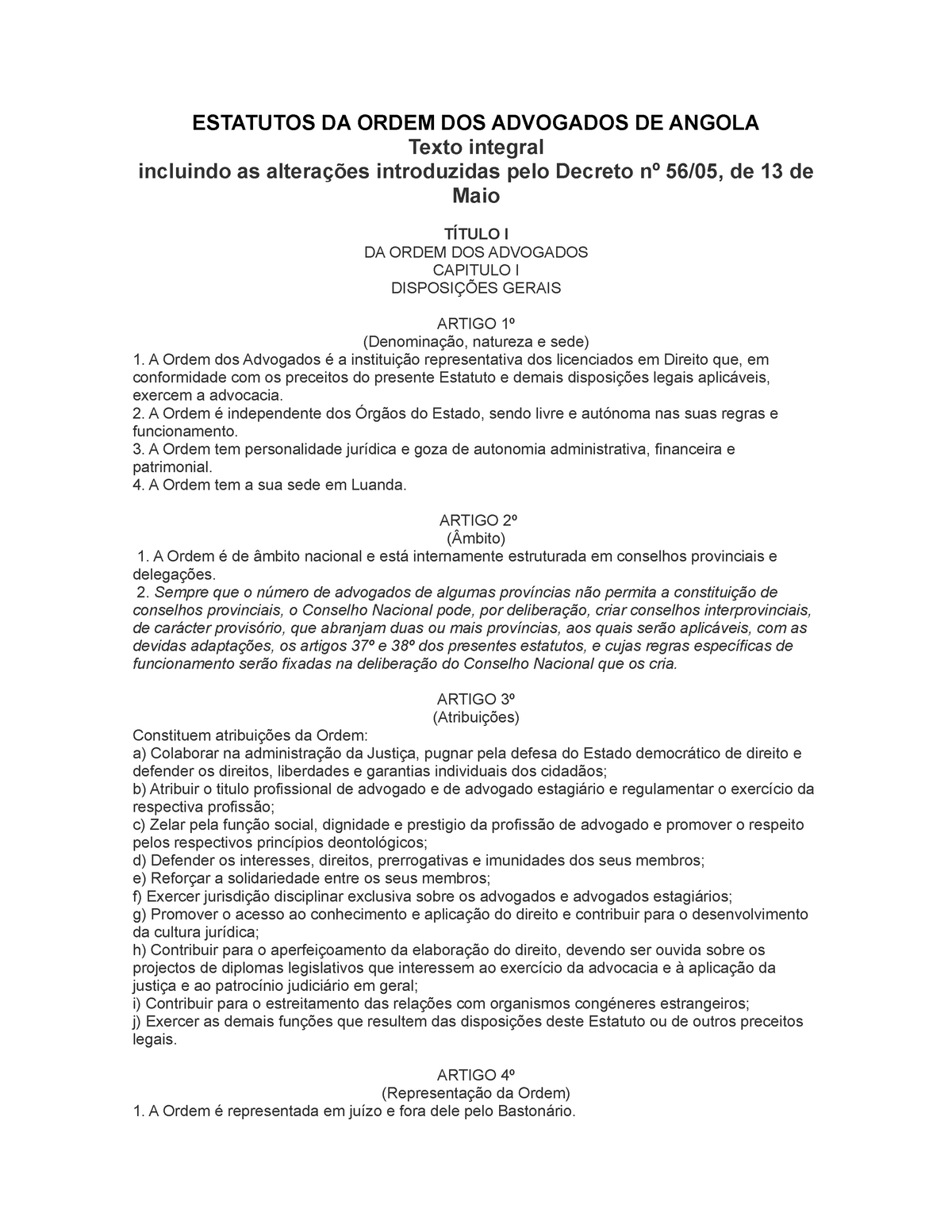 A Gazeta do Advogado - 18 by Ordem dos Advogados de Angola OAANG