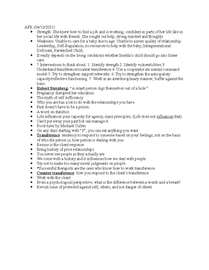 AFR Paper 2 - Notes - Social Construction of Neighborhoods By: Tori Mei ...