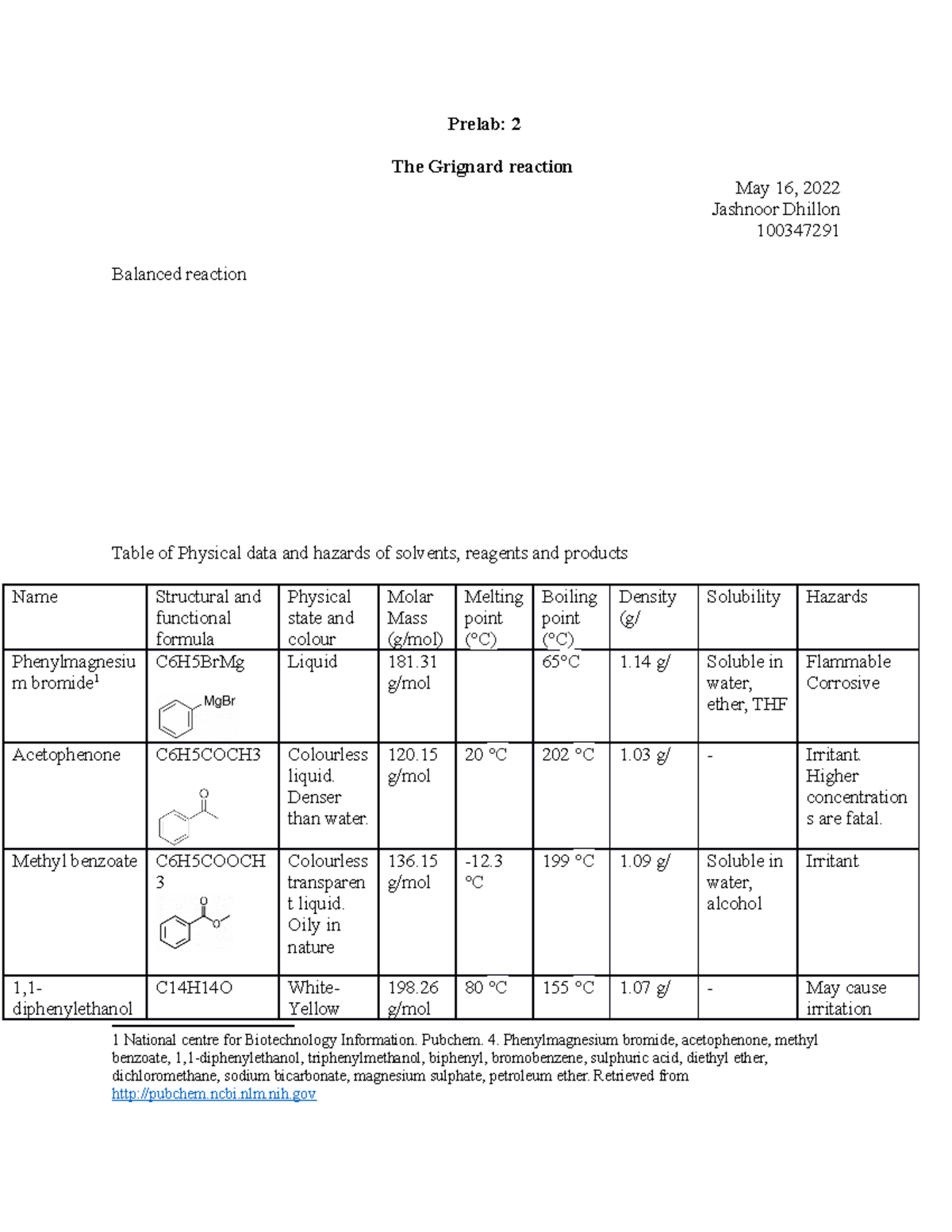 pre-lab-2-it-is-a-pre-lab-report-prelab-2-the-grignard-reaction