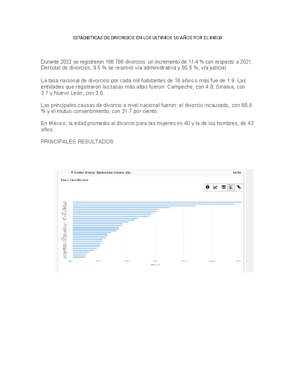 Comparativa DE Divorcios - ESTADISTICAS DE DIVORCIOS EN LOS ULTIMOS 10 ...