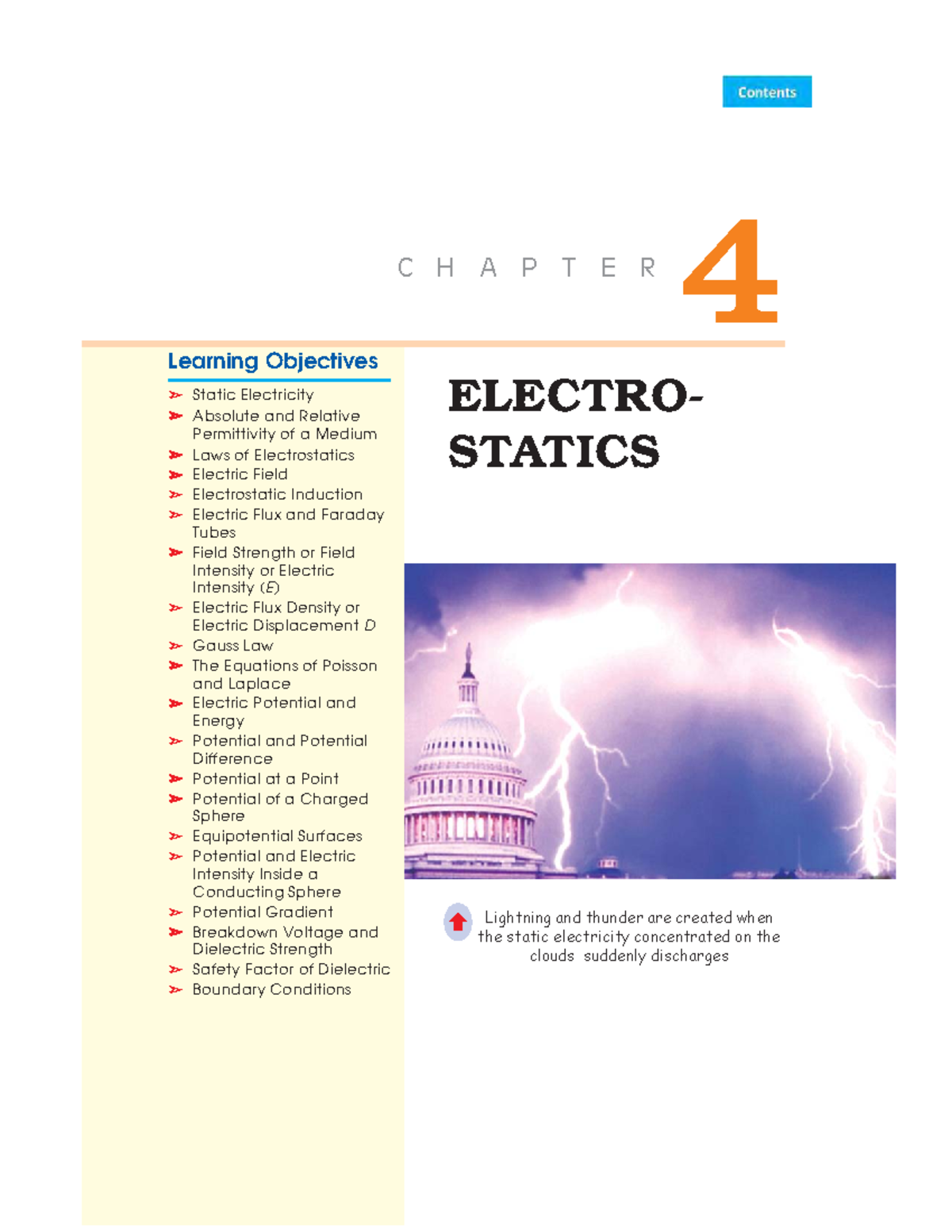 Chp-04 - EE SUBJECT - ELECTRO- STATICS 4 CHAPTER Learning Objectives ...