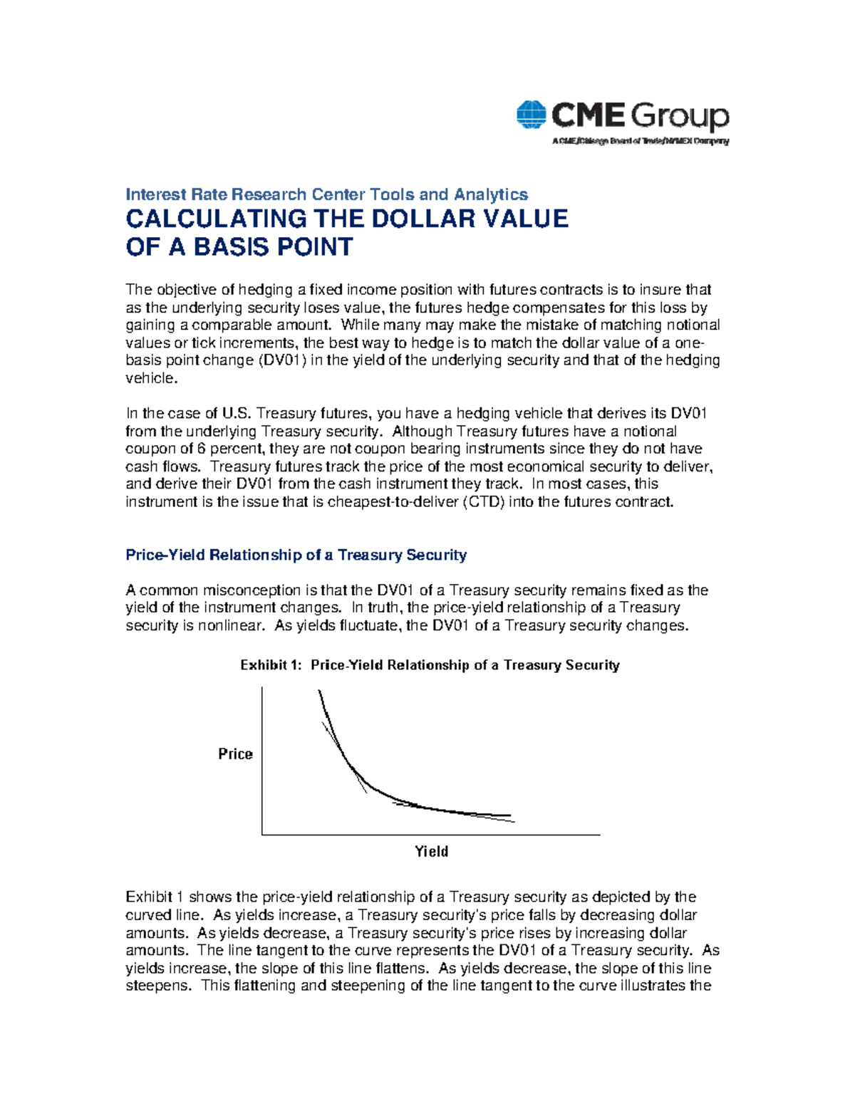 Calculating the Dollar Value of a Basis Point Final Dec 4 - Interest ...
