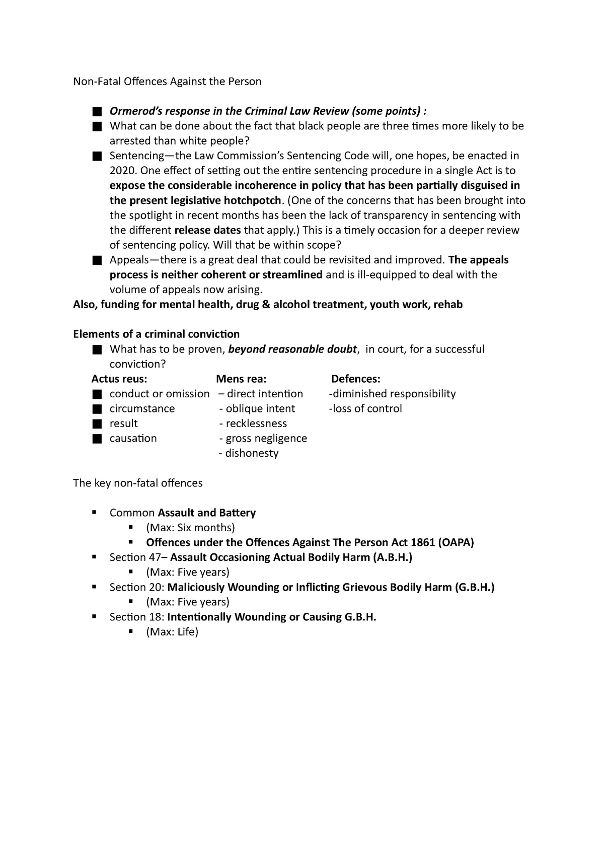 non-fatal-offences-sentencing-report-non-fatal-offences-and