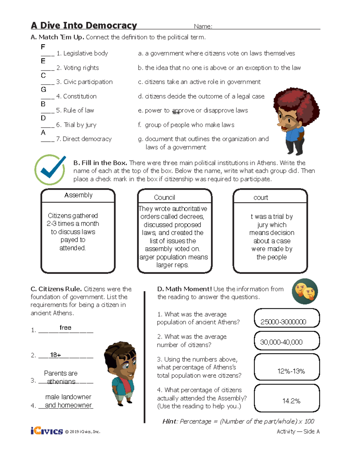 a-dive-into-democracy-activities-2019-icivics-inc-a-dive-into-democracy-name-a-match-em