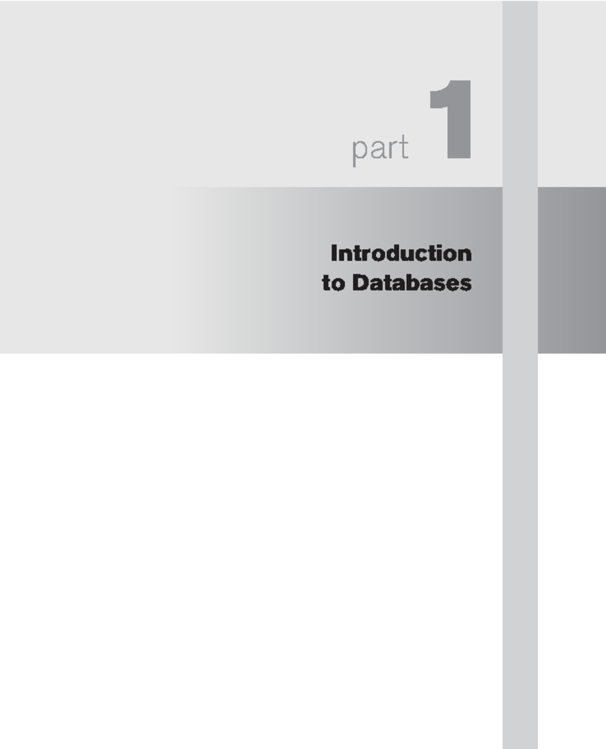 Chapter 1 - Textbook Ch1 - Part 1 Introduction To Databases 3 Chapter ...