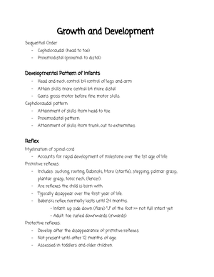 Developmental case study chapter 15-19 - Case Study, Chapter 15, Care ...