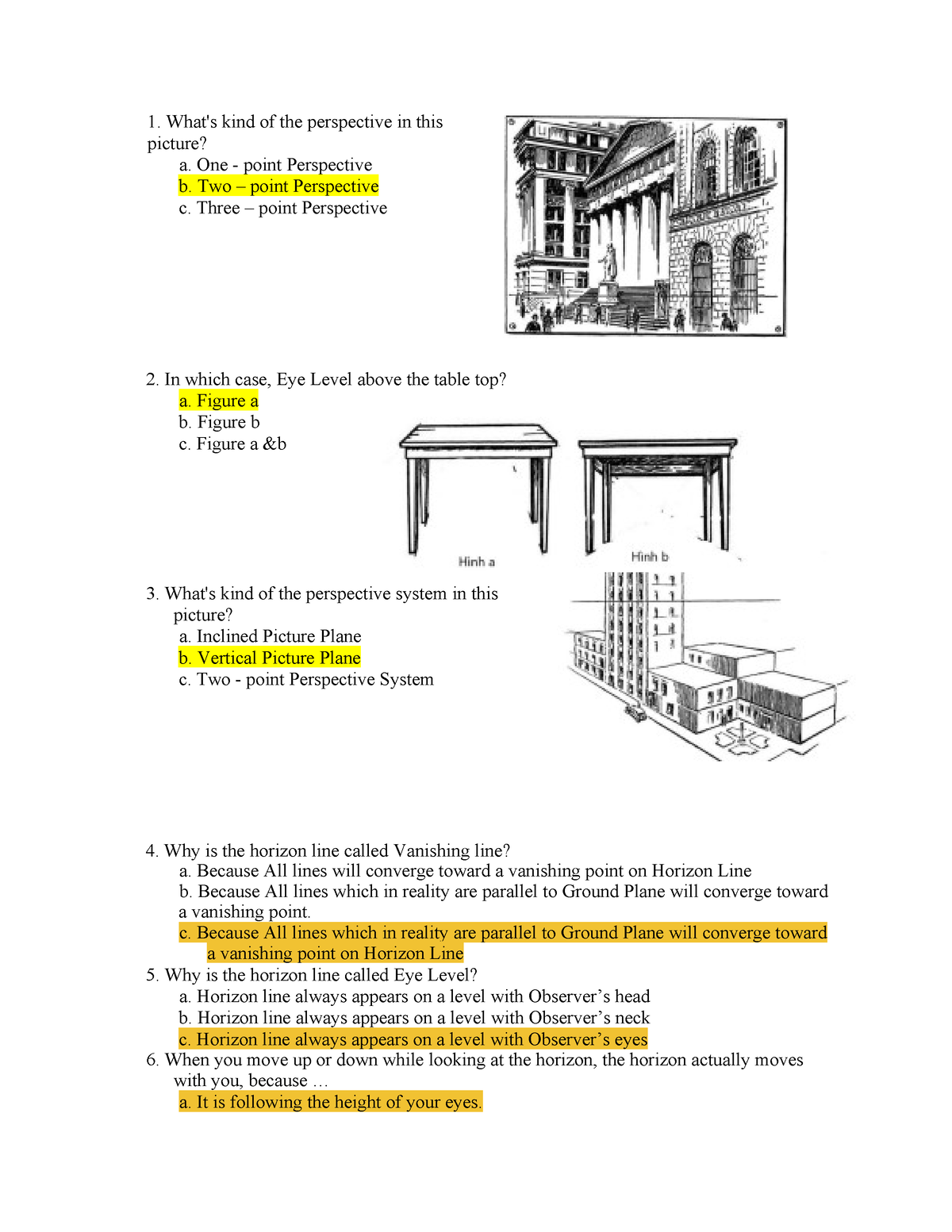 De1 - So Good - What's Kind Of The Perspective In This Picture? A. One ...