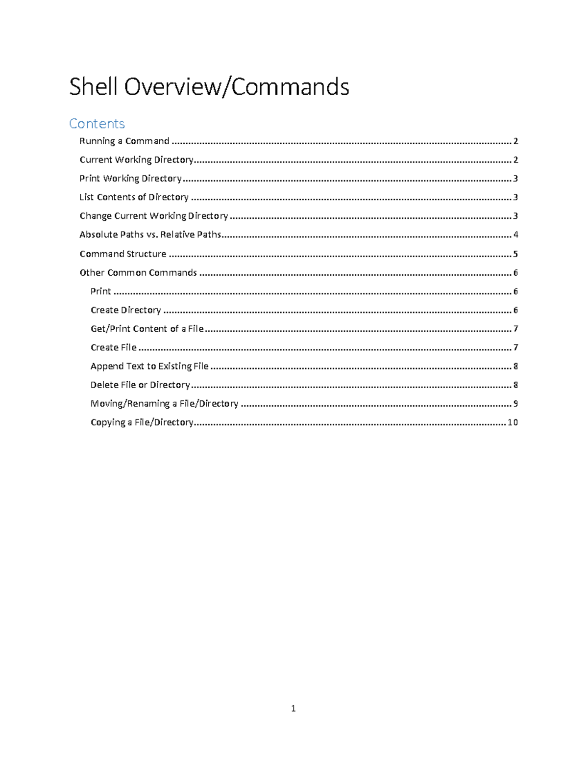 shell-overview-shell-overview-commands-running-a-command-contents