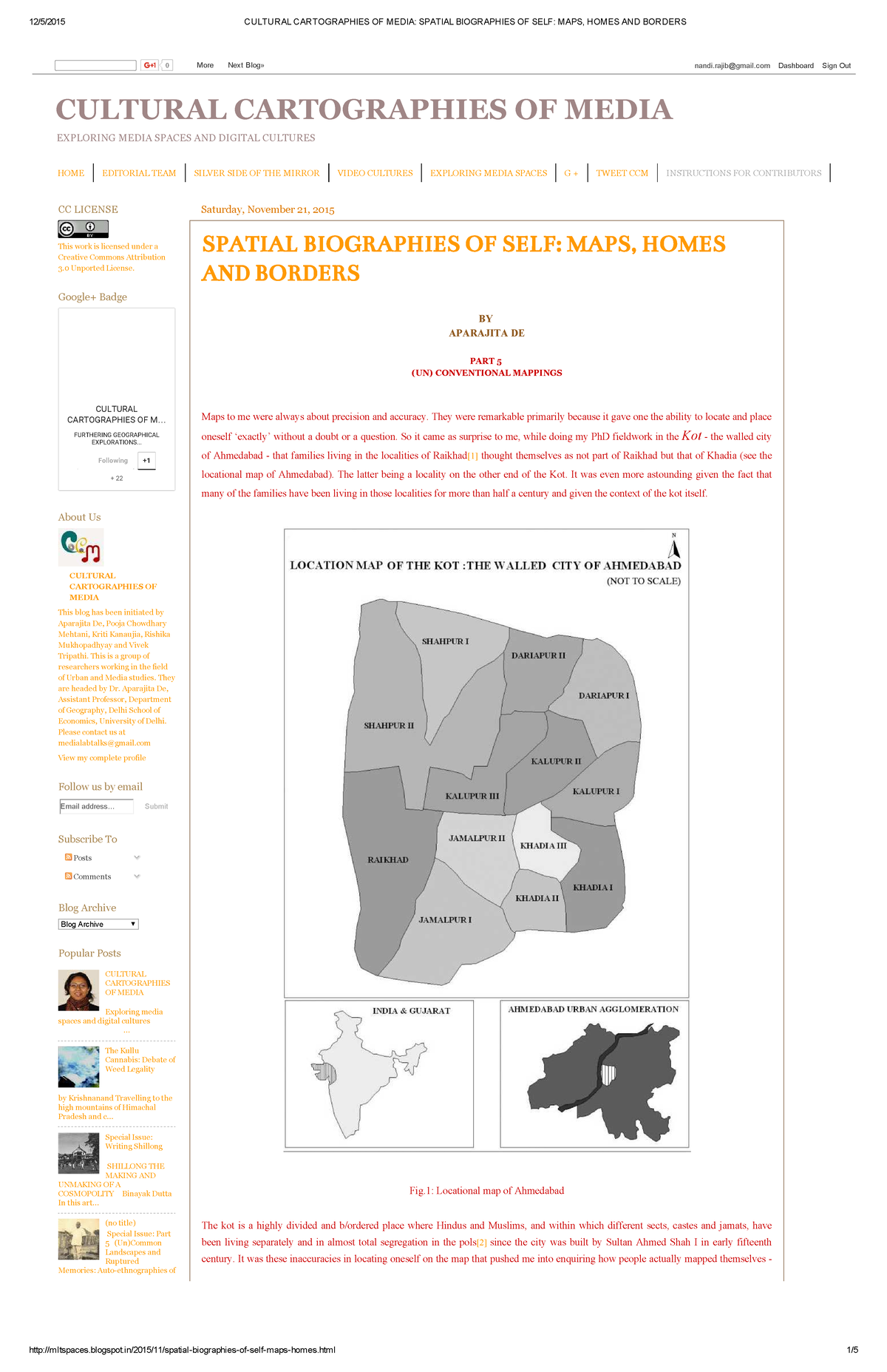 Spatial Biographies OF SELF MAPS Homes A - BA( Hons.) Geography - Delhi ...