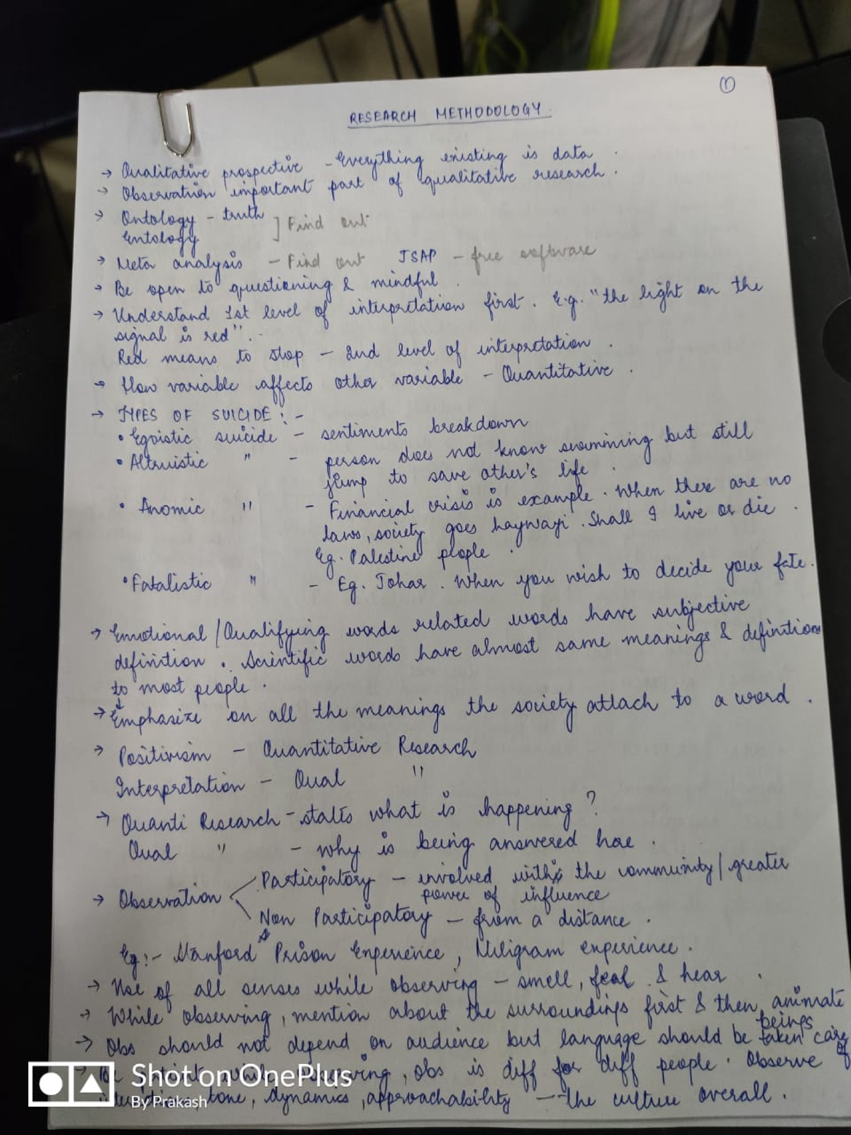 RM - Notes Class - All study material for research methodology ...