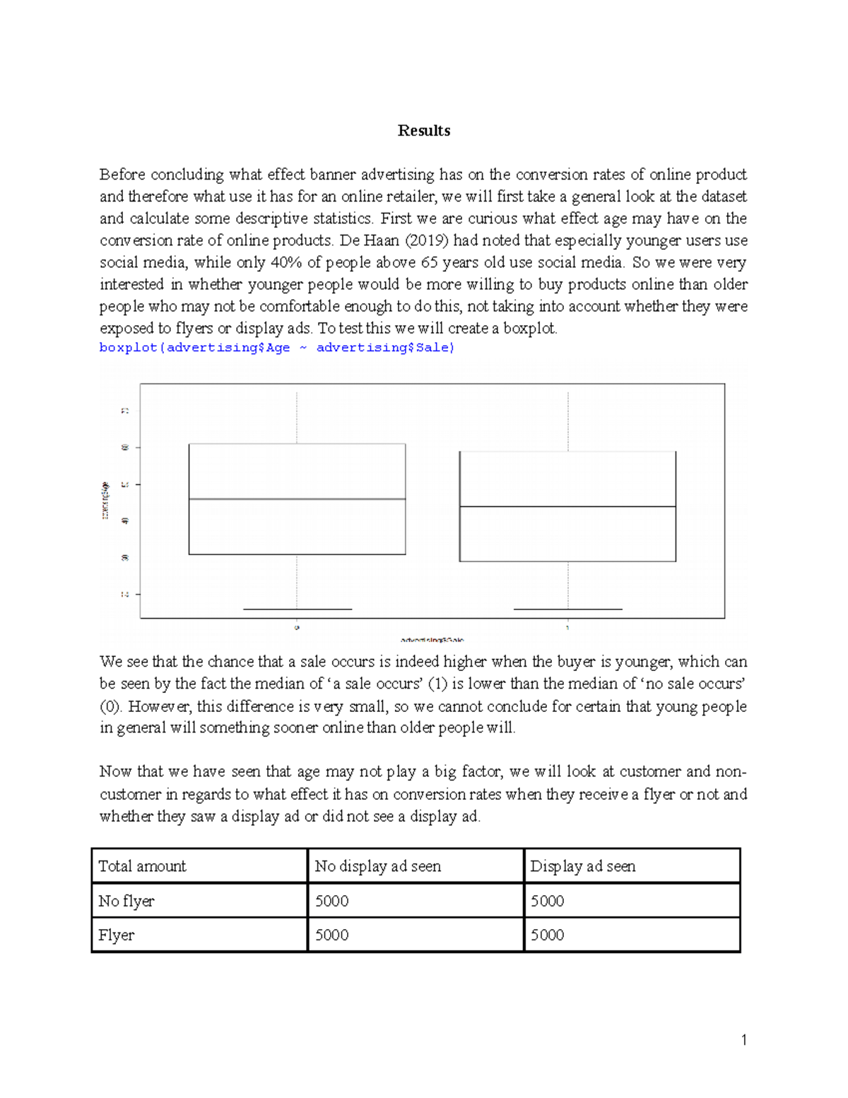 marketing analytics assignment