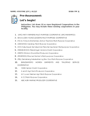 Credit AND Collection Module 3 Coursework Answers AND Questions - FMPr ...