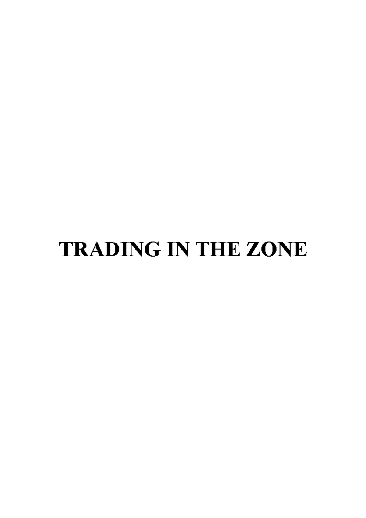 trading-in-the-zone-book-trading-in-the-zone-master-the-market-with