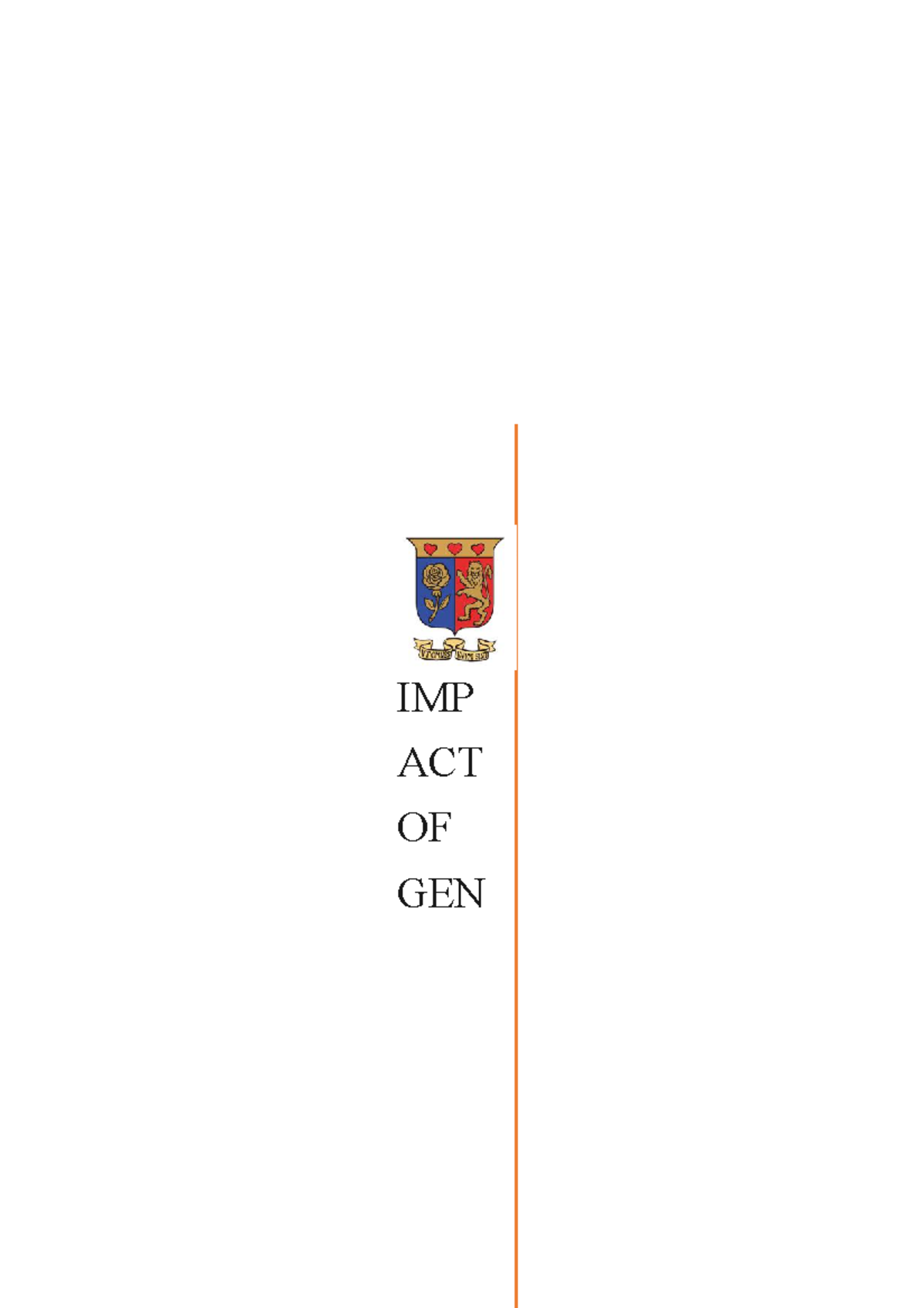 Gender Assignment 3 - IMP ACT OF GEN The Preamble to the constitution ...