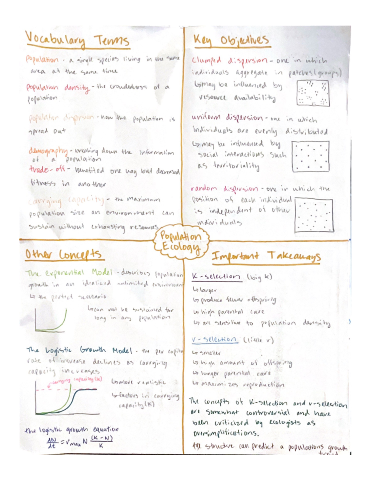 Population Ecology - Studocu