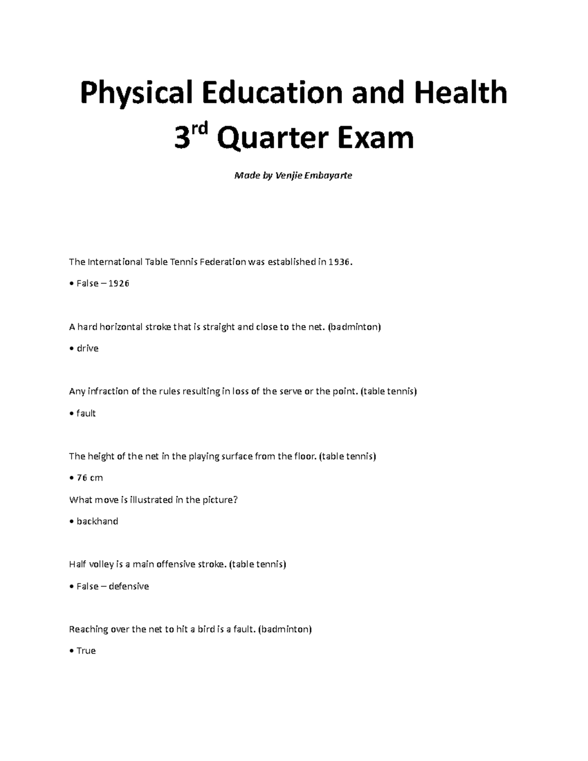 physical-education-exam-physical-education-and-health-3-rd-quarter