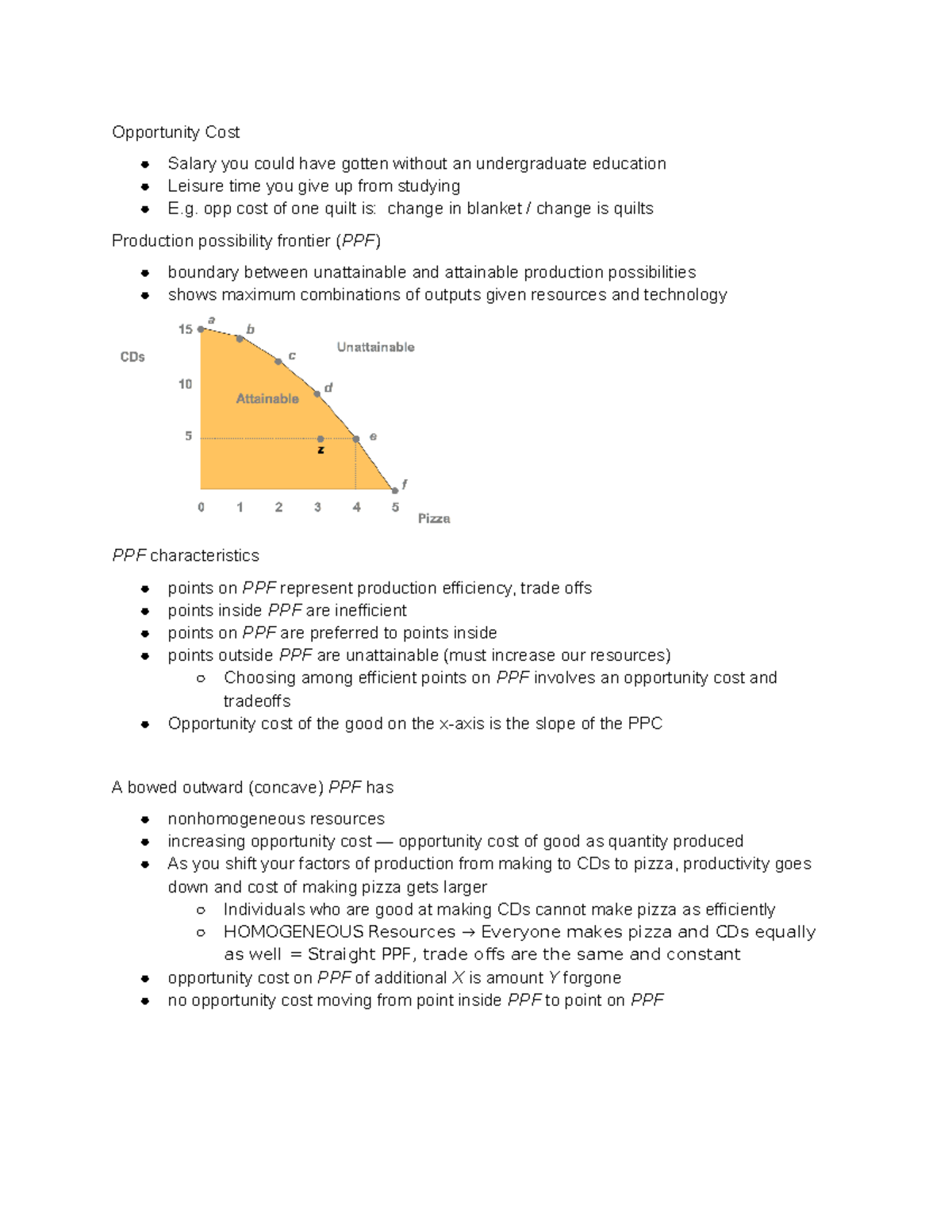 Chapter 2 - lecture notes from in person class and the textbook ...