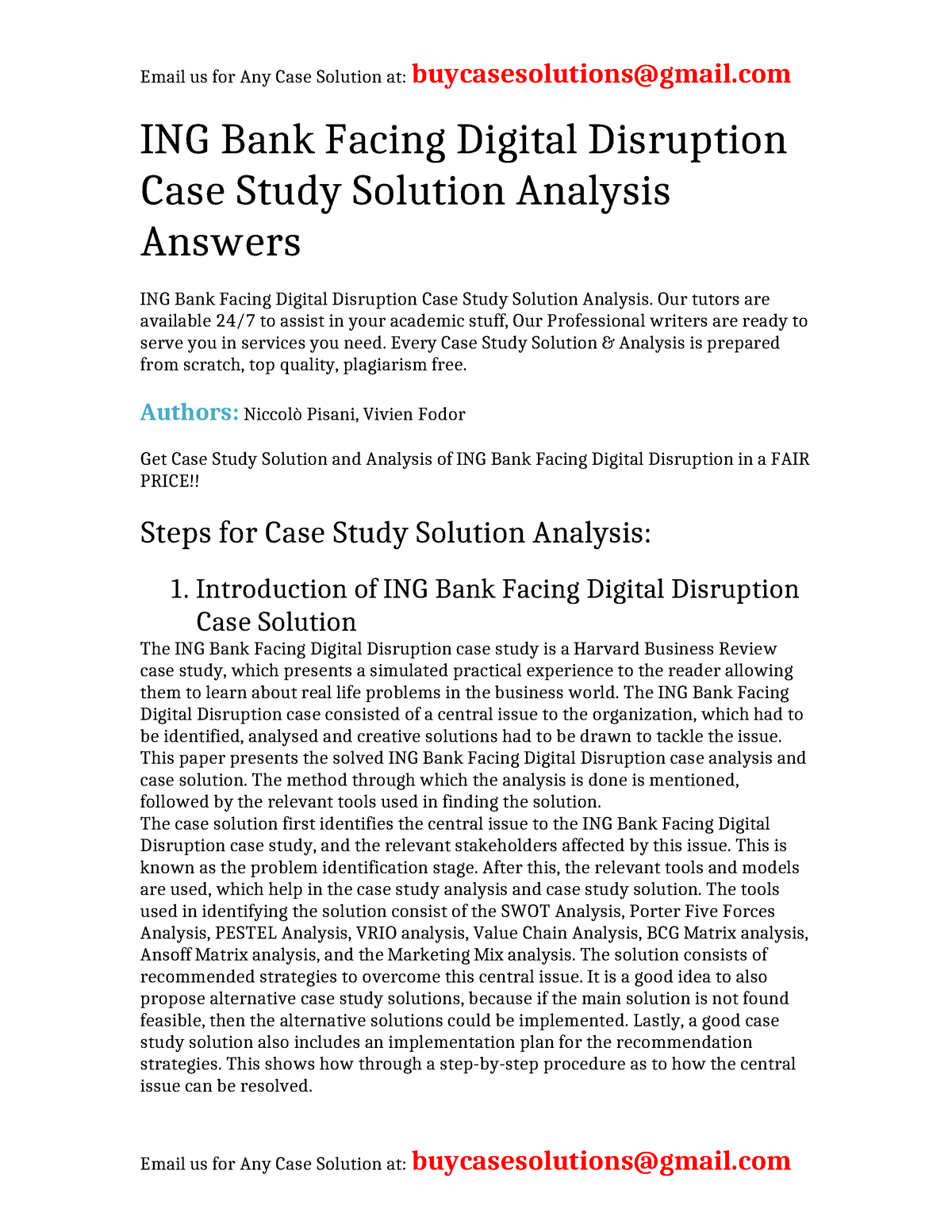 case study ing bank