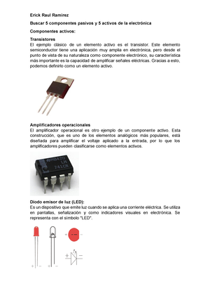 componentes activos  ELECTRONICA PARA TODOS