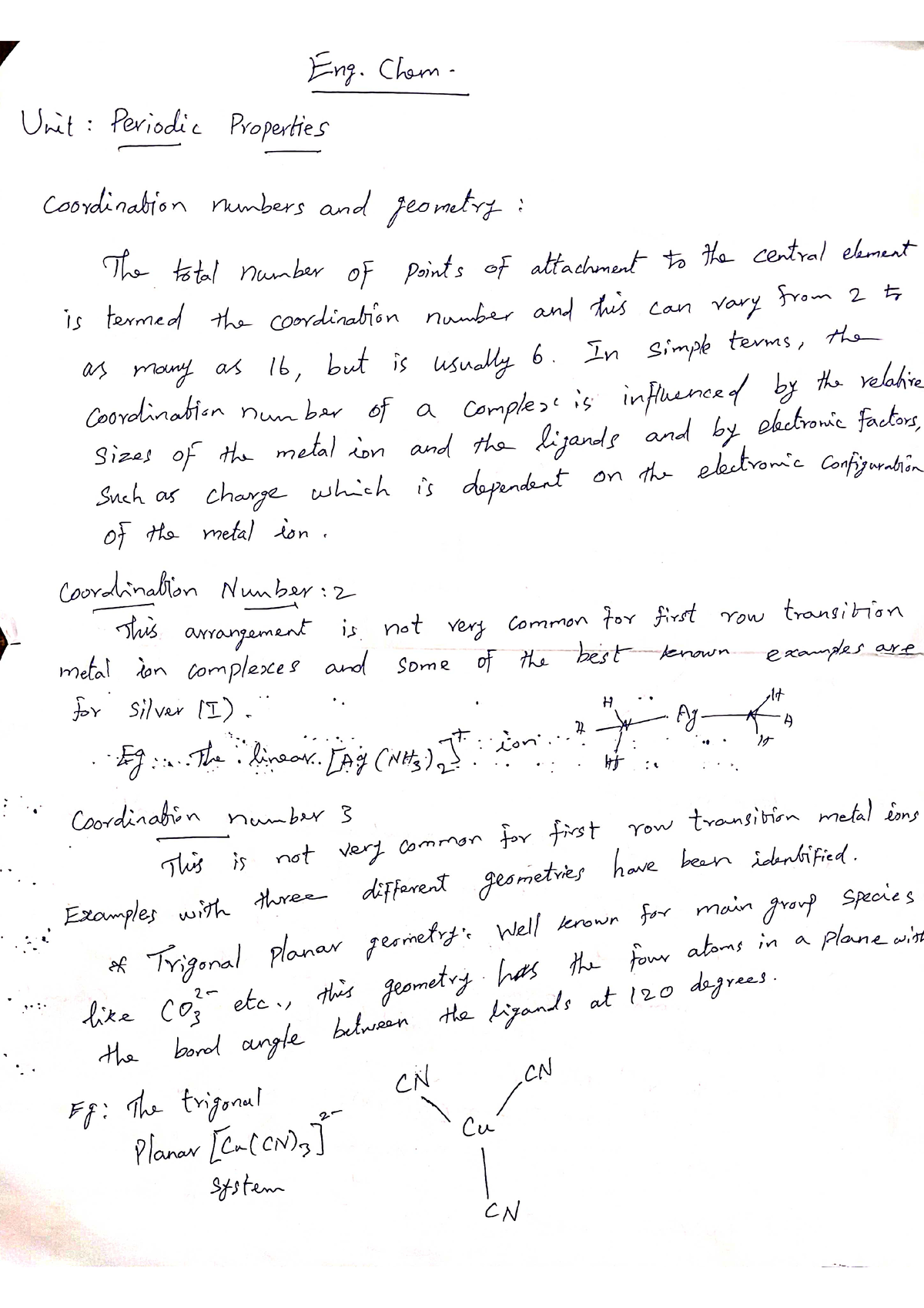 Chemistry Unit 1 FULL Notes - B.Tech (CSE) - Studocu